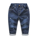 TIY Denim Vintage Style Boys Cotton Ripped Denim Jeans TIY