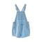 Youth Girl Cotton Casual Short Denim Romper