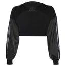 TIY Fleece Sexy Cut-out Plastic Buckle Decor Design Women Fashion Long-sleeve Sweatshirt TIY
