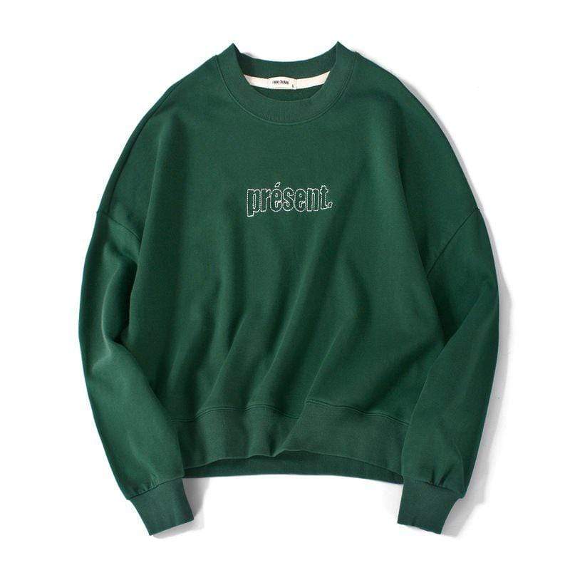 TIY Fleece Short Length Casual Style Women Solid Color Pullover Sweatshirt TIY