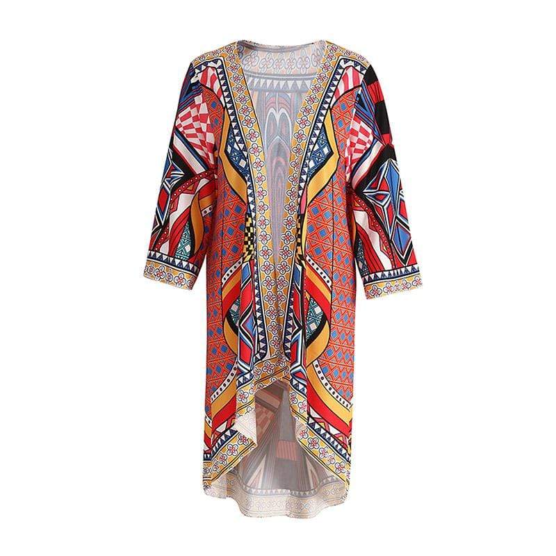 Unique Bohemian Style Women Summer Beach Cover Up Coat