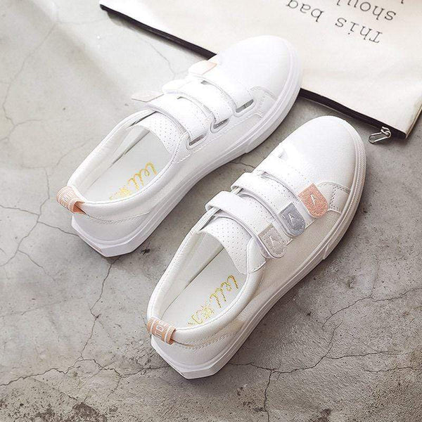 TIY Footwear New Hollow Out Velcro Design Low Top Sneakers Shoes TIY