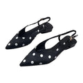 TIY Footwear Polka Dot Printed Buckle Strap Sandals Shoes TIY