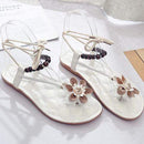 TIY Footwear Summer Beach Casual Flower Design Women Flip Flop Sandals Shoes TIY