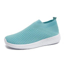 TIY Footwear Summer New Flyknit Breathable Soft Bottom Casual Flat Sneakers TIY