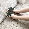 Two Wearing Ways Flower Decor Summer Outdoor Sandals Shoes