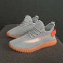 Unique Neon Color Jelly Sole Design Women Casual Sneakers Shoes