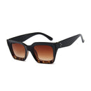 Trendy Square Rivet Metal Frame Multicolor Sunglasses