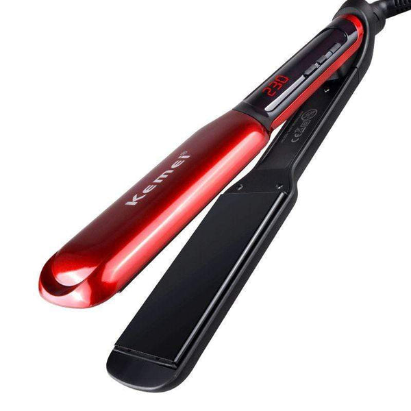 TIY Hair Care Professional Adjustable Temperature Women Home Use Electric Hair Straightener With LCD Screen TIY