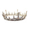TIY Hair Care Retro Pave Crystal Anti-gold Plated Alloy Crown Bridal Tiara TIY