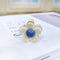 TIY Hair Care School Girl Sweet Block Color Flower Pattern Acrylic Hair Claw TIY