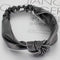 TIY Hair Care Vintage Style Women Unique Zipper Pattern PU Headband TIY
