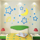 Super Cute Moon Star Sky Children's Room Bedroom Kindergarten Home Decoration Wall Sticker