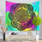 Super Suppliers Polyester Wall Hanging Multi Color Mandala Printed Shawl Yoga Beach Mat Decorative Tapestry For Living Room