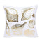 Super Suppliers White Polyester Single Side Bronzing Sealife Accents Cushion Covers Without Insert