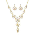 TIY Jewelry Romantic Women Imitation Pearl Rhinestone Design Wedding Jewelry Set TIY