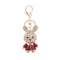 Young Girl Cute Cartoon Rabbit Design Enameled Alloy Pendant Keychain