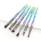 TIY Makeup Rhombus-shaped Diamond Crystal Decor Gradient Color Beauty Tools Brush TIY
