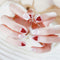 TIY Makeup Romantic Heart Design Women Finger Makeup Fake Nails TIY