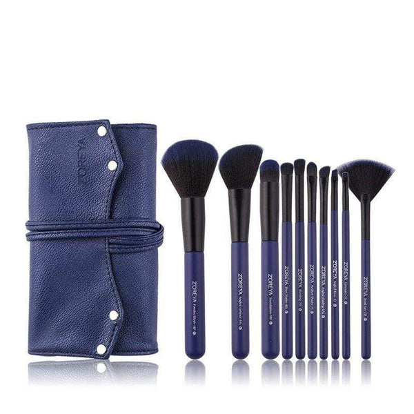 Top Grade Women 10 Pcs Packed Professional Cosmetic Brushes