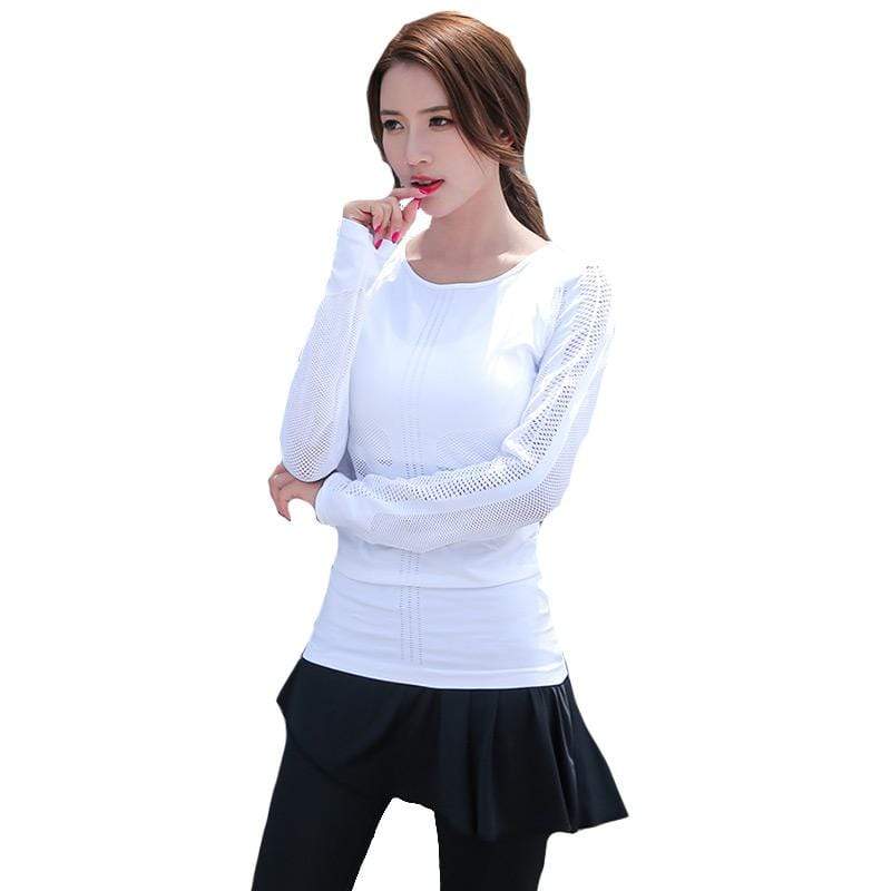 TIY Men Apparel Quality Hot Sale Fashion Sexy Hollow Out Long Sleeves Quick Dry Fitness Sports Top TIY