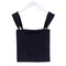 TIY Men Apparel Sexy Beautiful Square-cut Collar Pure Color Plain White Crop Tops For Girls Beautiful Girl Tube Tops TIY