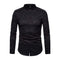 TIY Men Apparel Simple Style Men Cotton Embroidered Standing Collar Shirts TIY