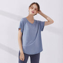 TIY Men Apparel Solid Color Backless Crossing Strap Loose Pattern Sports Tee TIY
