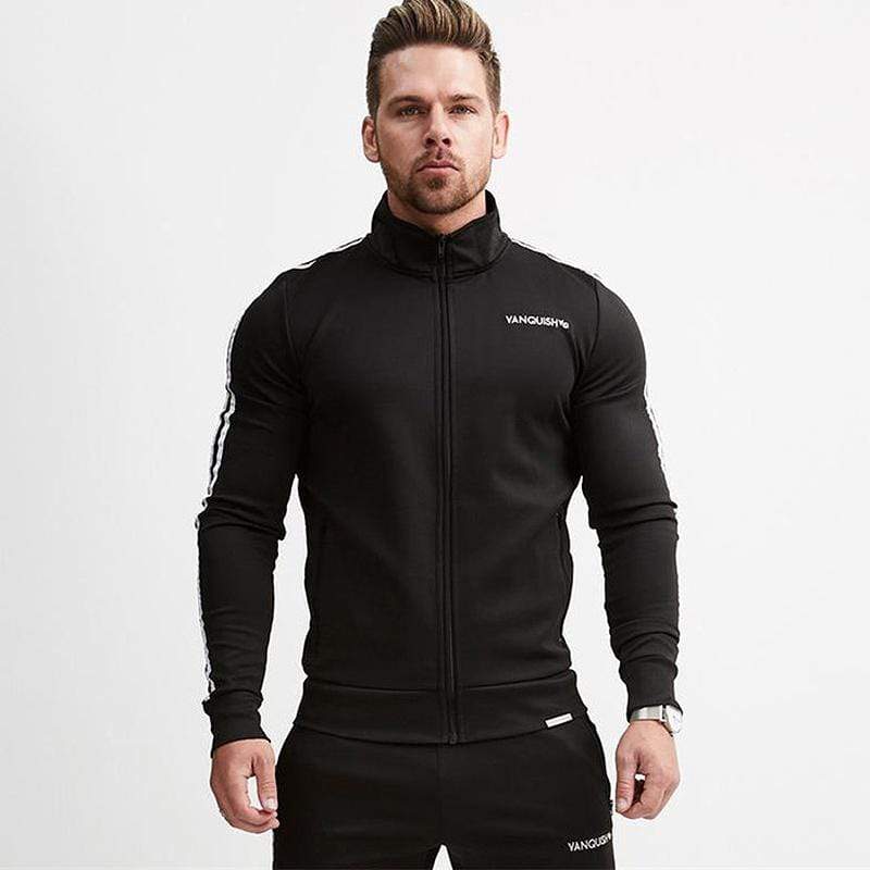 TIY Men Apparel Sport Running Men Leisure Zipper Fitness Jogging Hoodies TIY