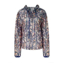 Sweet Loose Plus Size Floral Hat Hollow Out Back Long Sleeves Running Fitness Sport Top
