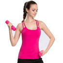Women Solid Color Sportswear Running Yoga Camis