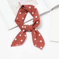 TIY Scarves Simple Sweet Style Women Polka Dot Printed Square Scarf TIY