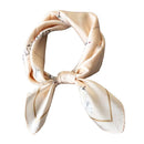 Sweet Young Women Cute Kitty Print Fashion Smooth Silk Scarf