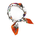 Unique Chain And Butterfly Print Elegant Women Imitated Silk Scarf