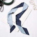 Women Vintage Pattern Moon Star Printed Slim Scarf