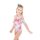 TIY Swimwear Pretty Girl Pink Floral Print Halterneck Swimwear TIY