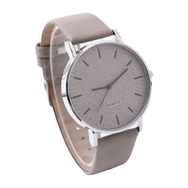 TIY Watches Simple Casual Fashion Frosted Round Dial Super Thin Unisex Sport Quartz Watches Relogio Feminino TIY