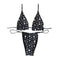 TIY Women Apparel Pentagram Printed Bikini Split Swimsuit TIY