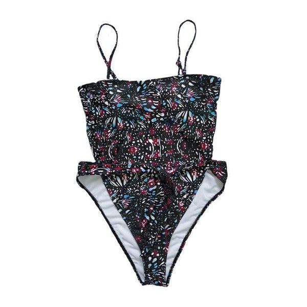 TIY Women Apparel Sexy Lady Solid Color Good Quality Polyester Fabric Backless Strap Swimwear TIY