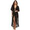 TIY Women Apparel Sexy See-through Lace Flare-sleeve Summer Cover Up Smock TIY