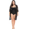 TIY Women Apparel Sexy Women Lace Pattern Solid Color Bikini Cover Up With Hat TIY