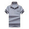 TIY Women Apparel Short Sleeves Solid Color Lapel Sports New Design Men Casual Shirts Blank Cotton Sports T Shirts TIY