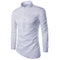 TIY Women Apparel Simple Style Men Cotton Solid Color Irregular Shirts TIY