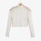 TIY Women Apparel Solid Color Turtleneck Long-sleeve Cropped Basic Tee TIY
