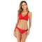 TIY Women Apparel Solid Color Unique Lace-up Design Women Sexy Two-pieces Bikinis TIY
