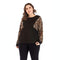 TIY Women Apparel Street Style Leopard Print Women Long-sleeve Plus Size Blouse TIY