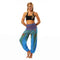 Summer Bright Color Ethnic Style Printed Casual Yoga Pants