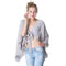 Summer New Design Knotted Design Solid Color Flare Sleeve Ruffle Crop Top