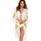 Unique Hollow Crochet Design Women Long-sleeve Sun-protection Cover Ups