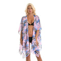 Vacation Style Women Basic Coconut Tree Print Sun-protective Cover-ups